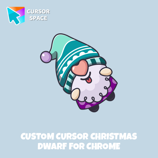Custom Cursor Christmas Dwarf For Chrome